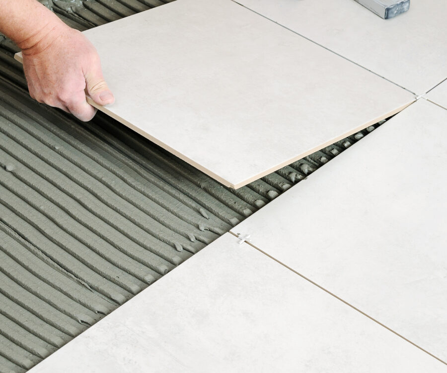 how to lay tiles